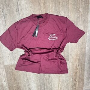 Ami Burgundy T-Shirt